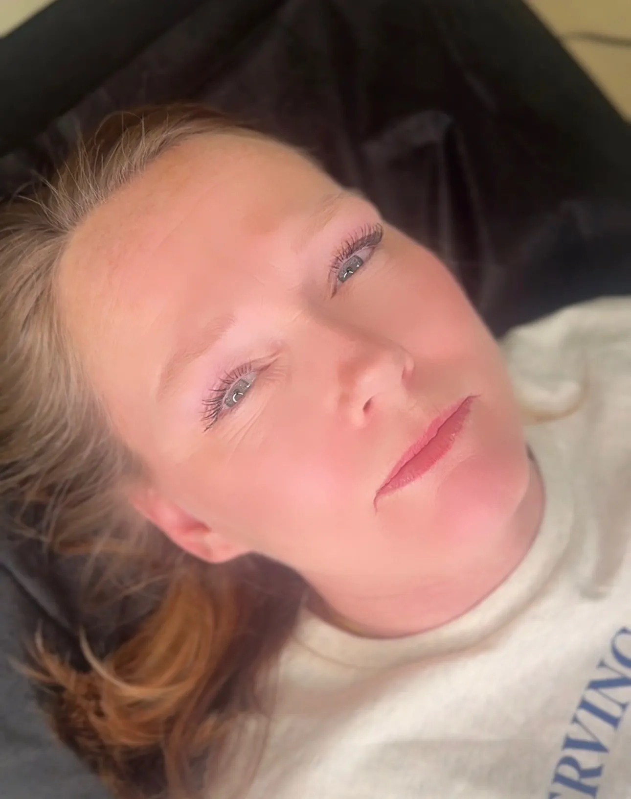 Before brow treatment
